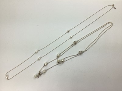 Lot 164 - Pandora; A Fine Trace Link Adjustable Necklace,...