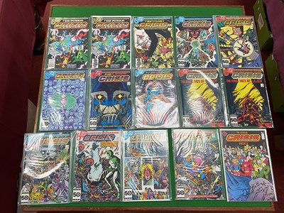 Lot 859 - A complete set of 12 Crisis On Infinite Earths...
