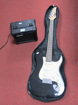 Lot 621 - A Maxim Electric Guitar, with Maxim 10W...