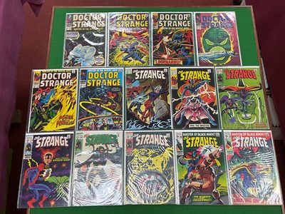 Lot 914 - Fourteen Doctor Strange comics by Marvel....