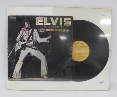 Lot 819 - Elvis Presley LP Record 'As Recorded At...