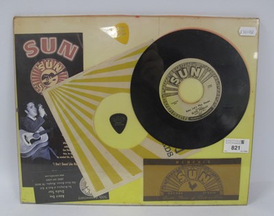 Lot 821 - Elvis Presley Sun Records Montage, record...