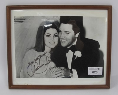 Lot 820 - Priscilla Presley Autograph Black Pen Signed,...
