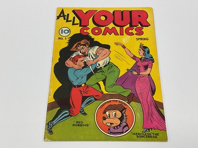 Lot 962 - All Your Comics #1 by Fox Feature Syndicate,...