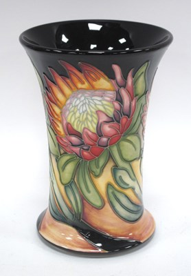 Lot 1333 - Moorcroft 'Protea' Vase of Trumpet Form, 2012,...