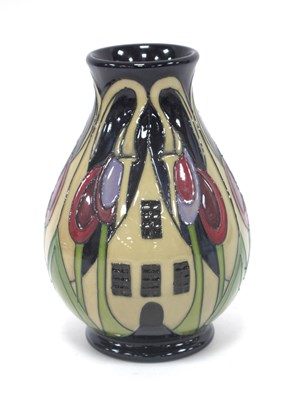 Lot 1331 - Moorcroft 'Hamlet' Vase of Bulbous Form,...