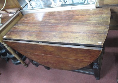 Lot 1470 - Late XVII Century Oak Gate Leg Table, with...