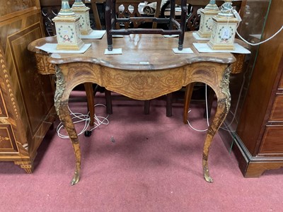 Lot 1517 - XIX Century French Walnut Marquetry Inlaid...