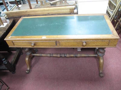 Lot 1472 - XIX Century Satin Birch Writing Table,...