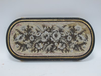 Lot 1243 - Late XIX Century Ebonized & Gilt Stand, with...