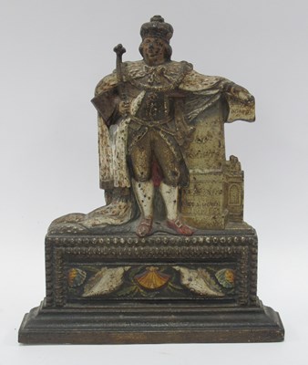 Lot 1208 - XIX Century Cast Iron Bill of Rights Doorstop,...