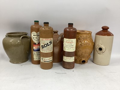 Lot 1179 - XIX Century Stoneware Barrel, 23.5cm high....