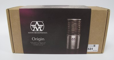 Lot 531 - An Aston Origin Cardioid Condenser Microphone,...