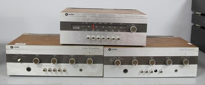 Lot 456 - A Leak Delta 30 Amplifier x2 together with a...