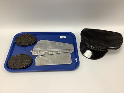 Lot 315 - Railwayana - Two Wolverton wagon plates (both...