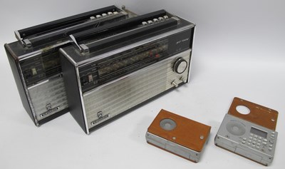 Lot 439 - A Grundig Yacht Boy Radio, x2 together with...