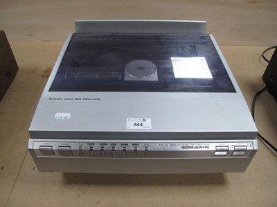 Lot 544 - A Sharp Optonica RP-104 Both Sides Play Stereo...