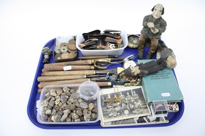 Lot 1339 - Mixed Collectables, including wooden folk-art...
