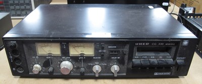 Lot 553 - A Uher CG 330 Stereo Cassette Recorder, black,...