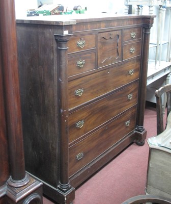 Lot 1448 - XIX Century Mahogany Chest of Drawers, with...