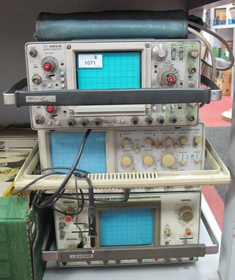 Lot 1071 - A Leader LBO-522 Oscilloscope, together with a...