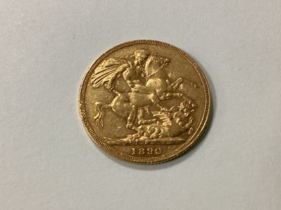 Lot 649 - 1890 Victoria Jubilee Head Gold Sovereign,...