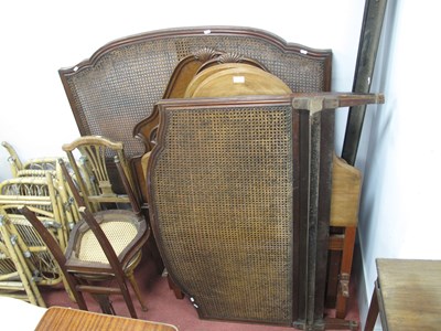 Lot 1452 - Early XX Century Mahogany Bed, with cained...