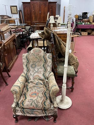 Lot 1512 - Early XX Century Armchair, in a floral...