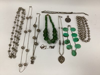 Lot 1342 - Polished Hardstone, Glass and Other Assorted...