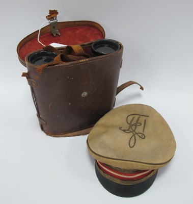 Lot 1212 - De Una Binoculars, Austrian peak cap N Fauster...