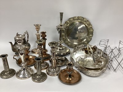 Lot 1327 - A Mixed Lot of Assorted Plated Ware, including...