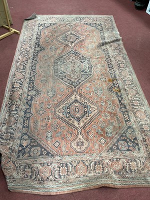 Lot 1514 - Middle Eastern Rug, with allover geometric and...