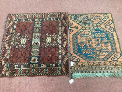 Lot 1494A - Two Small Middle Eastern Wool Rugs, each on...