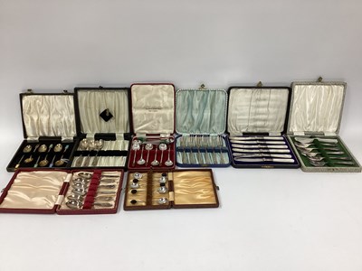Lot 1328 - A Set of Six Hallmarked Silver Gilt and...
