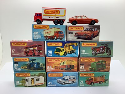 Lot 684 - Eleven Matchbox 1-75 Diecast Model Vehicles to...