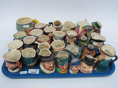 Lot 1233 - Quantity of Miniature Character Jugs, mainly...