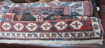 Lot 1467 - Two Middle Eastern Wool Tassled Rugs, with...