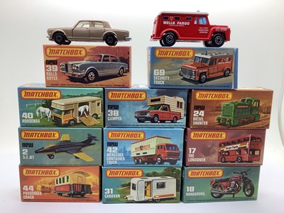 Lot 619 - Eleven Matchbox 1-75 Diecast Model Vehicles to...