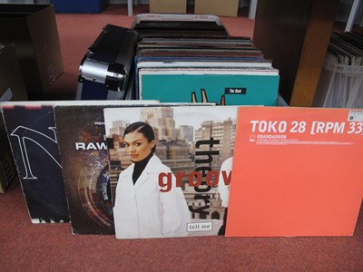 Lot 760 - Lot of 100+ Mixed 12” Singles, mainly 90s...