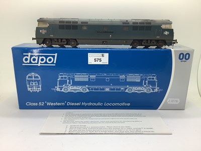 Lot 575 - A Boxed Dapol 'OO' Gauge Class 52 Western...