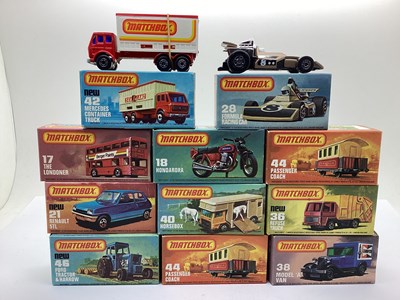 Lot 690 - Eleven Matchbox 1-75 Diecast Model Vehicles to...