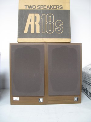 Lot 428 - Teledyne Acoustic Research - AR18’s Speakers,...