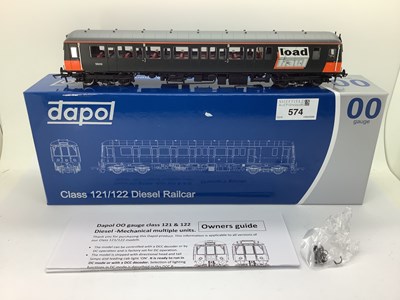 Lot 574 - A Boxed Dapol '00' Gauge Class 122 Railcar, in...