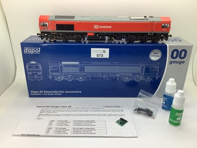 Lot 573 - A Boxed Dapol 'OO' Gauge Class 59 DBSchenker...