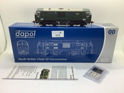 Lot 570 - A boxed Dapol 'OO' gauge North British class...