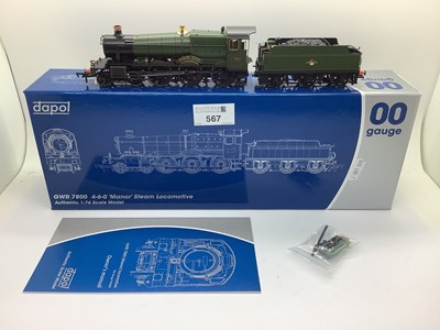 Lot 567 - A Boxed Dapol '00' Gauge Manor Class 4-6-0...