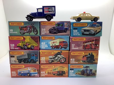Lot 609 - Twelve Matchbox 1-75 Diecast Model Vehicles to...