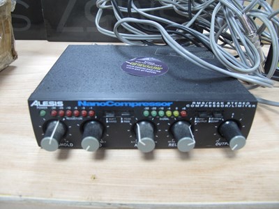 Lot 535 - Alesis Nano Compressor, with power supply.
