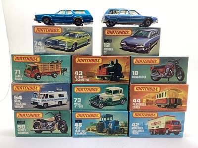 Lot 688 - Eleven Matchbox 1-75 Diecast Model Vehicles to...
