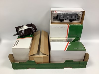 Lot 427 - Four Boxed Gauge One "BMS" (Accucraft) "WL and...